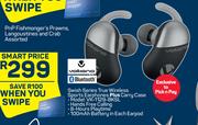 Swish Series True Wireless Sports Earphones Plus Carry Case VK-129-BKSL