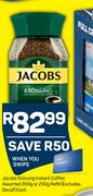 Jacobs Kronung Instant Coffee Assorted 200g Or 230g Refill(Excludes Decaf)-Each