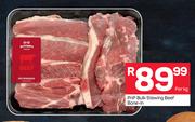PnP Bulk Stewing Beef Bone In-Per kg