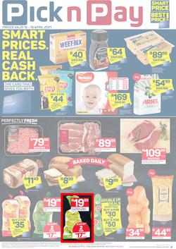 Pick n Pay Kwazulu-Natal : Weekend Deals (15 April - 18 April 2021), page 1