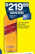Johnnie Walker Red Label Blended Scotch Whisky-750ml