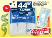 PnP 2 Ply Toilet Tissue (Assorted)-9s Per Pack