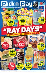 Pick n Pay KwaZulu-Natal : Ray Days (17 March - 21 March 2022)