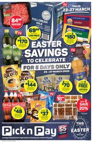 Pick n Pay KwaZulu-Natal : Easter Savings (23 March - 27 March 2022)