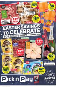 Pick n Pay KwaZulu-Natal : Easter Savings 8 Days Only (11 April - 18 April 2022)