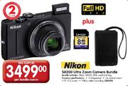 Nikon S8200 Ultra Zoom Camera Bundle