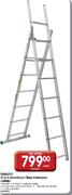 Gravity 3-in-1 Aluminium Step-Extension Ladder