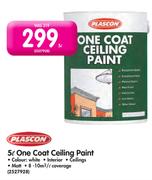 Plascon 5ltr One Coat Ceiling Paint