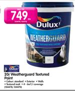 Dulux 20L Weatherguard  Textured Paint