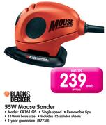 Black & Decker 55W Mouse Sander KA161-QS