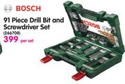 Bosch 91 Piece Drill Bit And Screwdriver Set-Per Set