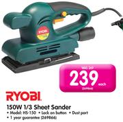 Ryobi 150W 1/3 Sheet Sander HS-150