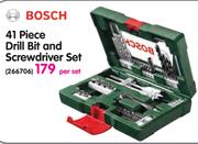 Bosch 41 Piece Drill Bit And Screwdriver Set-Per Set