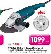 Bosch 2000W 230mm Angle Grinder Kit GW520-230-Per Set