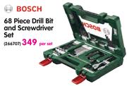 Bosch 68 Piece Drill Bit And Screwdriver Set-Per Set