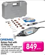 Dremel Rotary Tool With 25 Piece Kit-Per Kit