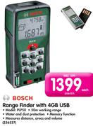 Bosch Range Finder With 4GB USB PLP50