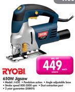 Ryobi 650W Jigsaw J-650
