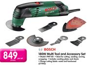Bosch 180W Multi Tool And Accessory Set PMF180-Per Set