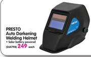Presto Auto Darkening Welding Helmet