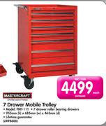Mastercraft 7 Drawer Mobile Trolley PMT-111