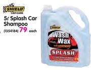 Shield 5ltr Splash Car Shampoo Each