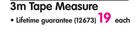 Mastercraft 3m Tape Measuring