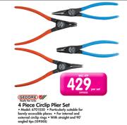 Gedore 4-Piece Circlip Plier Set