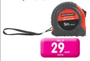 Mastercraft 5m Tape Measuring