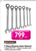 Mastercraft 7-Piece Reverse Gear Wrench RGW-7PC