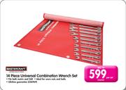 Mastercraft 14-Piece Universal Combination Wrench Set