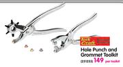 Tork Craft Hole Punch And Grommet Toolkit