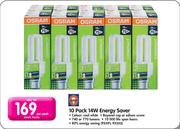 10 Pack 14W Energy Saver