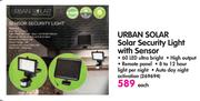 Urban Solar Security Light With Sensor