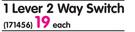 CBI 1 Lever 2 Way Switch Each