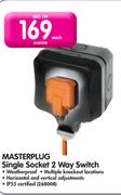 Masterplug Single Socket 2 Way Switch Each