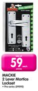Mackie 2 Lever Mortice Lockset-Each