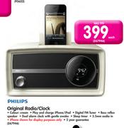 Philips Original Radio/Clock-Each