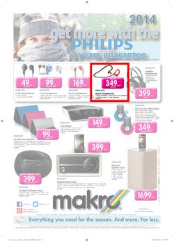 Makro : Philips Catalogue ( 10 Jun - 16 Jun 2014 ), page 1