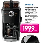 Philips Grind and Brew Coffee Maker HD7762/00