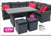 Terrace Leisure 7 Piece Manhattan Dining And Lounge Combo-Per Combo