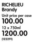 Richelieu Brandy-12x750ml