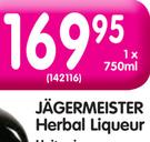 Jagermeister Herbal Liqueur-750ml