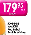 Johnnie Walker Red Label Scotch Whisky-1L