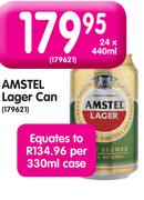 Amstel Lager Can-24x440ml