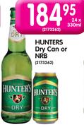 Hunters Dry Can Or NRB-24x330ml