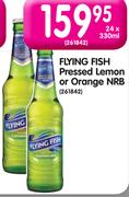 Flying Fish Pressed Lemon Or Orange NRB-24x330ml