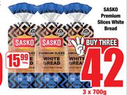 Sasko Slices White Bread-700g