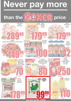 Boxer Super Stores Limpopo & Mpumalanga : Never Pay More Than The Boxer Price (10 February - 23 February 2025), page 1