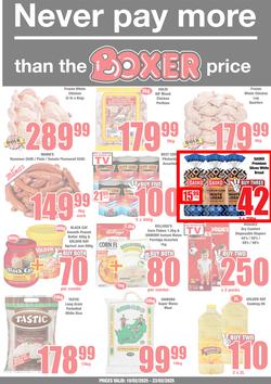 Boxer Super Stores Limpopo & Mpumalanga : Never Pay More Than The Boxer Price (10 February - 23 February 2025), page 1